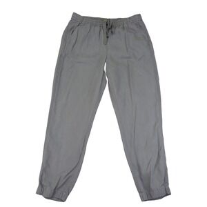 J Crew Point Sur Womens‎ 6 Tall Seaside Jogger Pants Linen Casual Gray G6321
